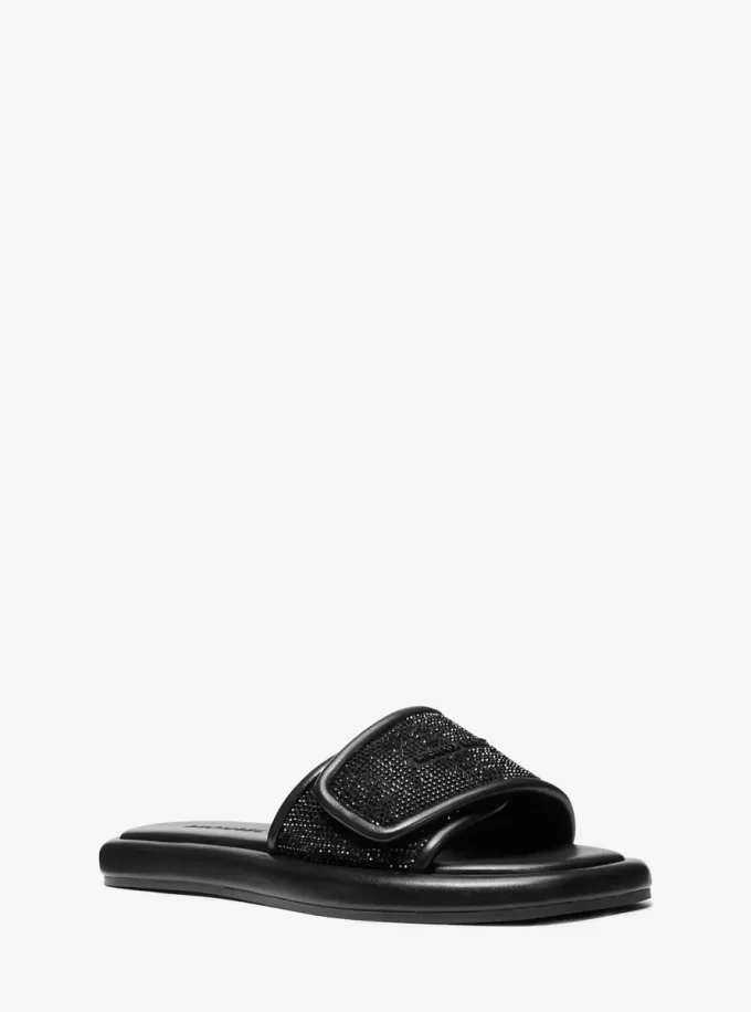 Suki Embellished Slide Sandal Suki Embellished Slide Sandal