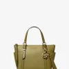 Sullivan Small Saffiano Leather Top-Zip Tote Bag
