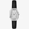 Suri Silver-Tone and Leather Watch Suri Silver-Tone and Leather Watch