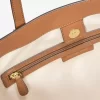 Taryn Large Signature Logo and Leather Tote Bag