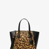 Taryn Small Leopard Print Calf Hair Convertible Crossbody Bag
