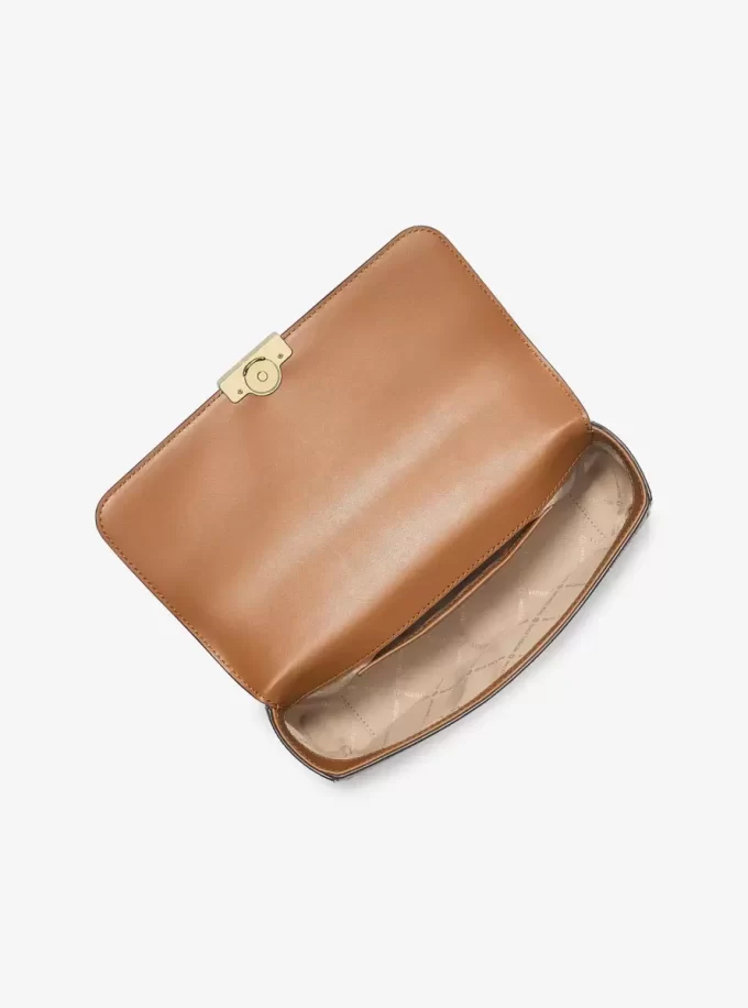 Tribeca Large Signature Logo Shoulder Bag