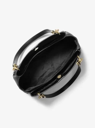 Trisha Large Pebbled Leather Shoulder Bag