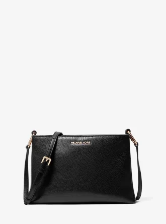 Trisha Medium Pebbled Leather Crossbody Bag