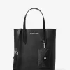 Vincent Small Saffiano Leather Convertible Tote Bag with Card Case