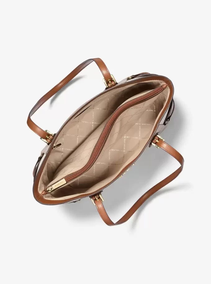 Voyager Large Color-Block Signature Logo Tote Bag