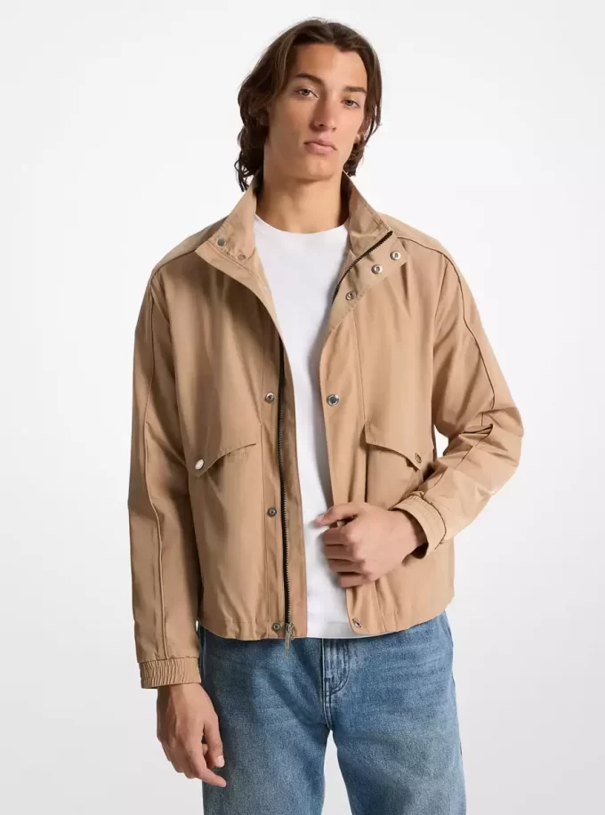 Water-Resistant Windbreaker Jacket