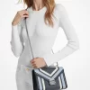 Whitney Medium Color-Block and Signature Logo Shoulder Bag