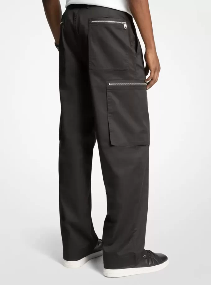 Wide-Leg Woven Zip Cargo Pant Wide-Leg Woven Zip Cargo Pant