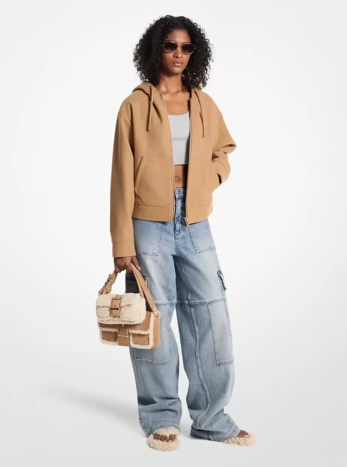 Wool Blend Zip-Up Hoodie Wool Blend Zip-Up Hoodie