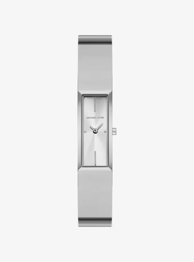 Yazmeen Silver-Tone Bangle Watch Yazmeen Silver-Tone Bangle Watch