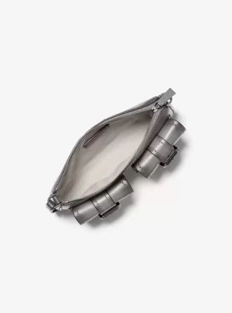 Zoe Small Burnished Leather Pochette